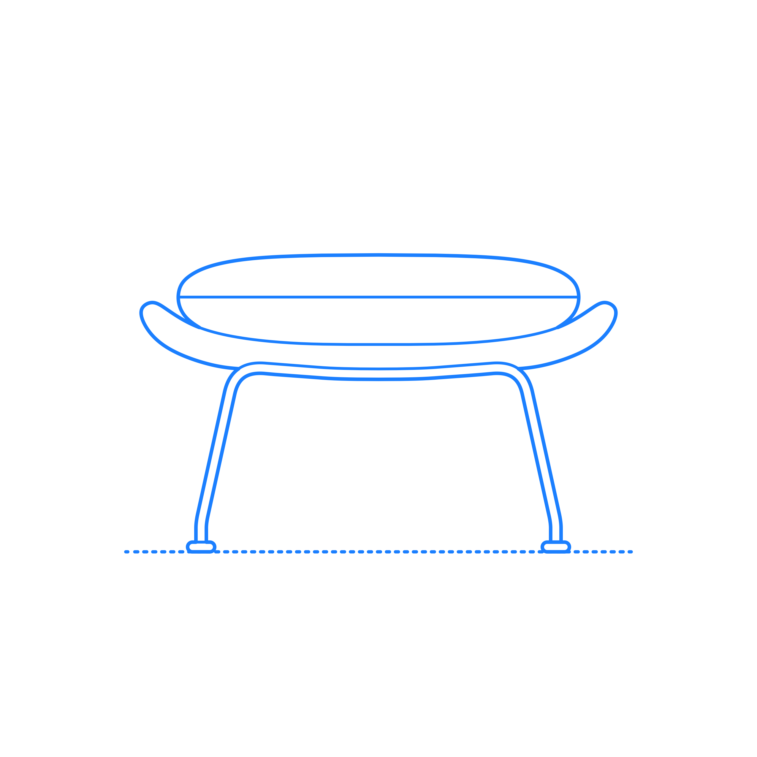 Furniture Ottomans Footstools Womb Ottoman Sticker Outline Svg File Free Vectors